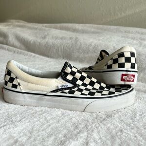 Vans Classic Slip-On Checkerboard Shoe